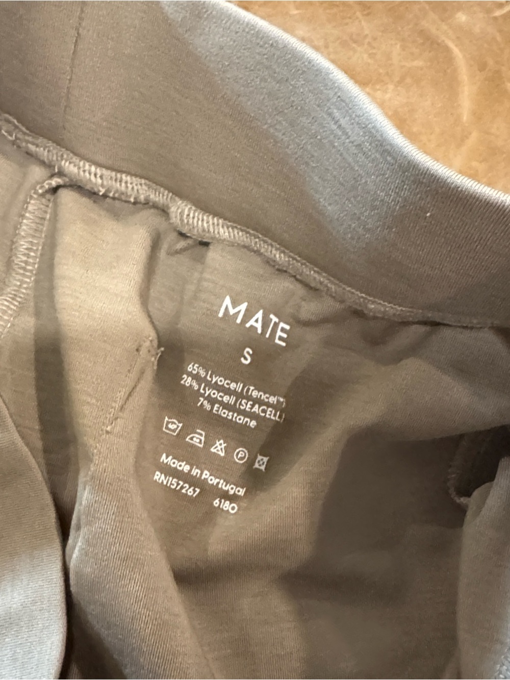 MATE the Label Seacell Tencel Everyday Jogger in Pebble Small New - Picture 6 of 6